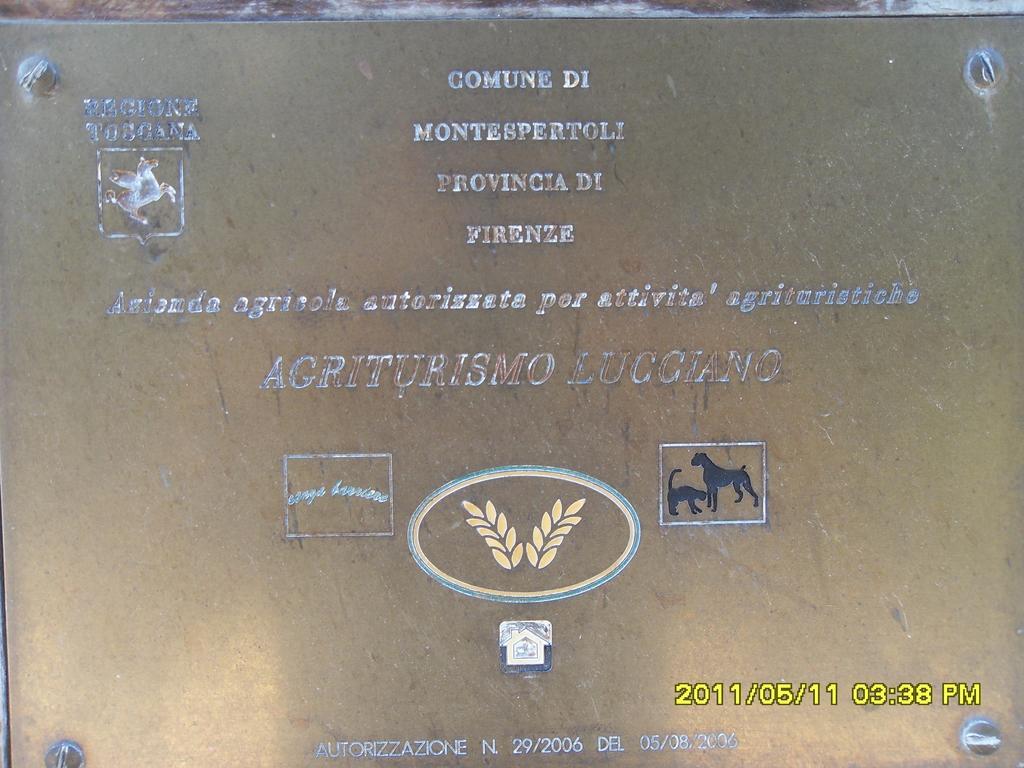 Agriturismo Lucciano Сан Кашано ин Вал ди Пеза Стая снимка